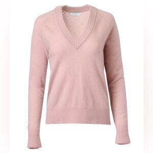 Equipment Femme 100% Cashmere V Neck Dusty Rose Sweater Size Extra Small New
